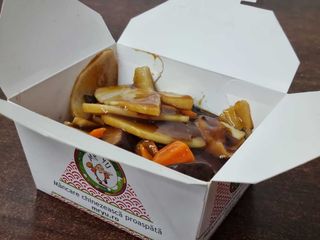 Bambus cu ciuperci chinezesti