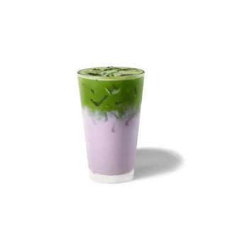Iced Ube Flavour Vanilla Velvet Matcha Latte