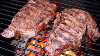 ღორის ანტრიკოტი გრილზე