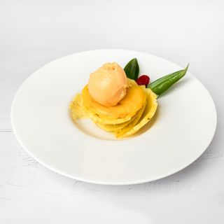 Carpaccio De Piña Y Mango Natural