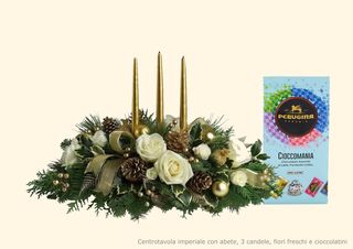 CENTROTAVOLA IMPERIALE CON ABETE