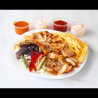 Talerz kebab mięso z kurczaka XL
