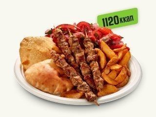 Тарілка зі свининою велика (670g)