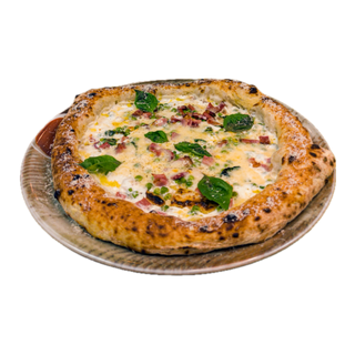 Pizza Piselli e Speck (33cm)