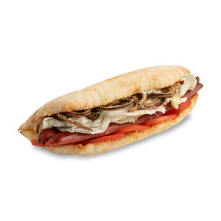 Панини с копченой сосиской