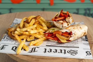 Sweet chili wrap de pui