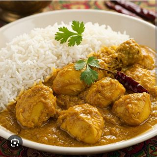 Caril de frango ( Comida indiano)