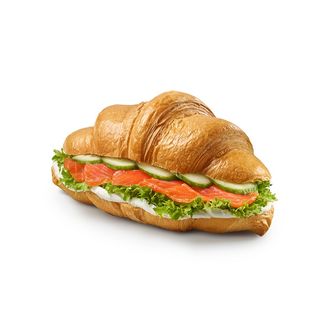 Croissant Łosoś z Serkiem Śmietankowym