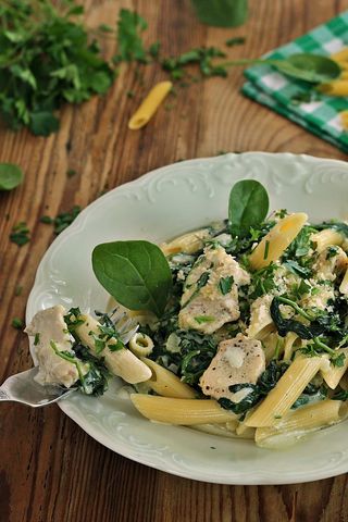 Pollo e spinaci 470g