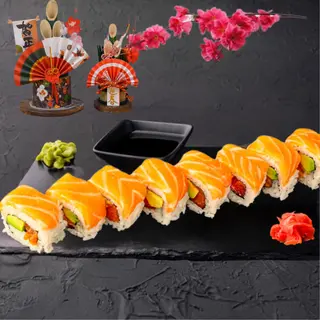 Cheese Salmón Roll (9 pzas.)