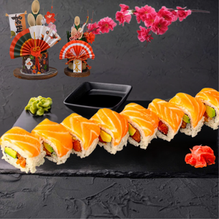 Uramakis Pasión Salmón Roll, 4 Piezas
