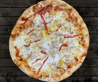 Pizza Pollo Safari
