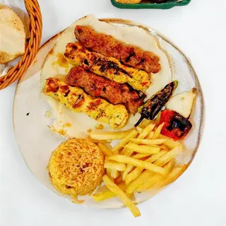 Plat kabab mixte