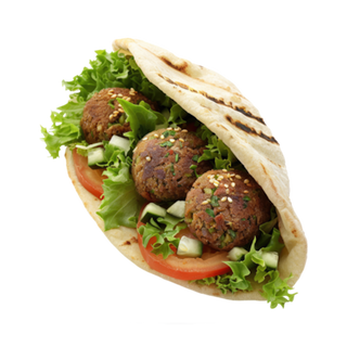 Kebab pan pita falafel