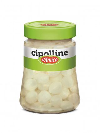 Ceapa perle in otet, fara gluten, D'Amico 300g net