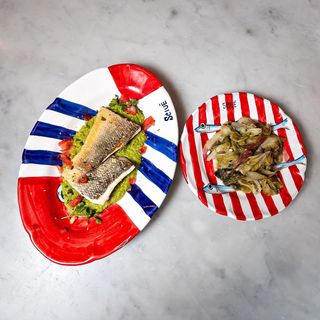 Filetto di branzino scottato