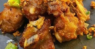 130. Pancetta di maiale brasata