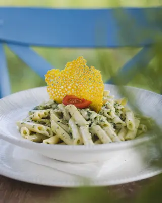 Florentin penne sa ćuretinom i spanaćem 400 gr + Coca-Cola 0.33l
