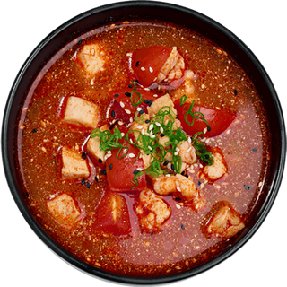 Том ям з креветками та куркою (380г)