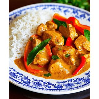 Thai Panang Chicken Curry With Rice