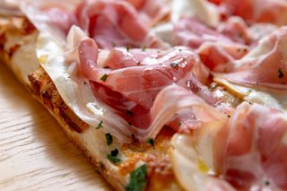 Pizza Provola e Pancetta - 4 Trozos