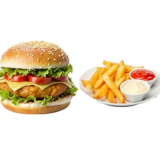 Burguer de Batata Tikki