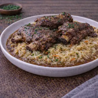 Żeberka wieprzowe duszone na panczkraucie 450 g