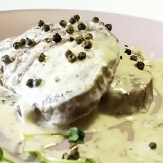 Filetto al pepe verde