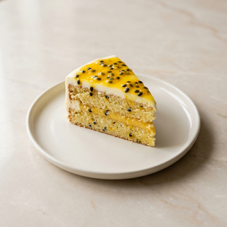 Passion Fruit Eggless Cake