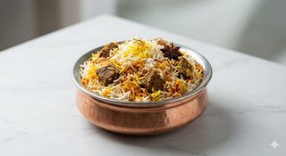 Beef biryani