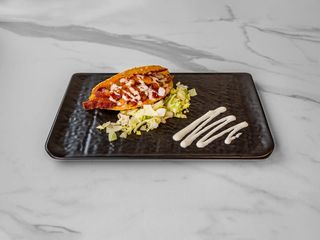 Tacos crispy chicken e bacon