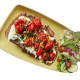 TOSTA INTEGRAL BURRATA + TARTA QUESO