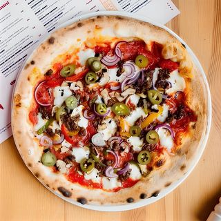 Pizza Rzymska 32 cm Barbecue di Manzo