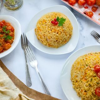 Bulgur + salata
