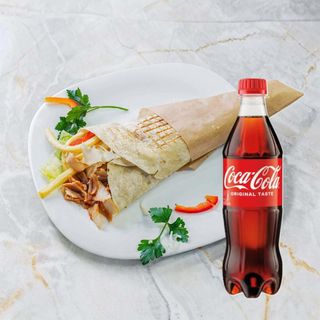 Pita standard + Coca-cola 0,5l