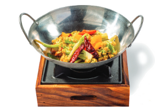 85. Verdura Picante con Olla al Fuego