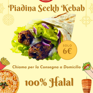 Piadina seekh kebab chicken 