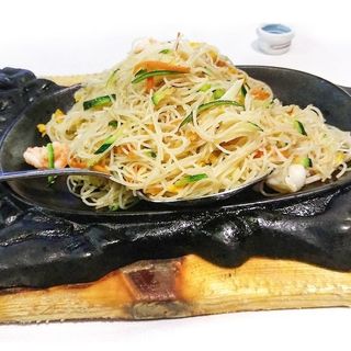 333.Spaghetti di riso alla piastra 