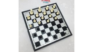 Настольная игра шахматы 2в1 (шахматы и шашки )