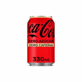 Coca-Cola Zero Azúcar Zero Cafeína lata 330ml.