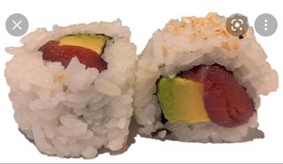 califonia de atun y aguacate 8 piezas