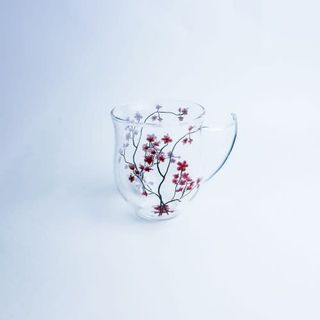 Kubek Cherry Blossom Szklany