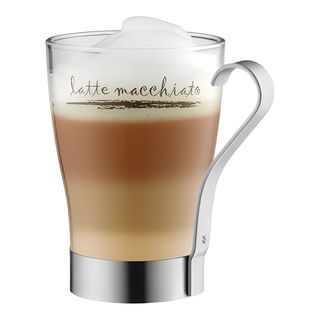 Latte macchiato cafea Arabica si Robusta