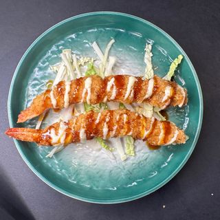 50. TEMPURA DE LANGOSTINO FRITO—(5U)