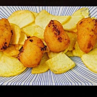 Croquetas de cecina y san Simón (Ración)