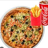 Menú Pizza Mediana con patata y lata