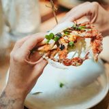 bao de cangrejo de concha suave