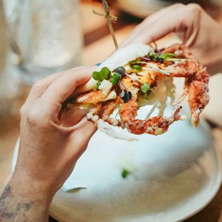 bao de cangrejo de concha suave