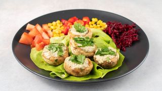 Pečurke punjene tofu paštetom