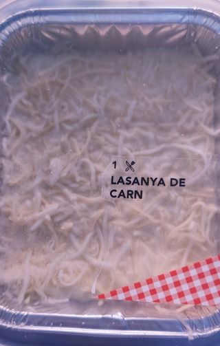 Lasaña de carne 